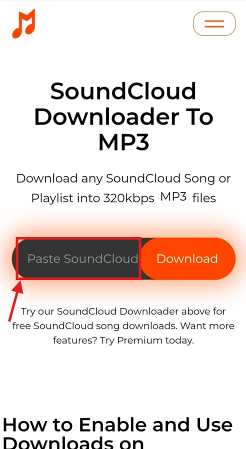 musicverter paste link