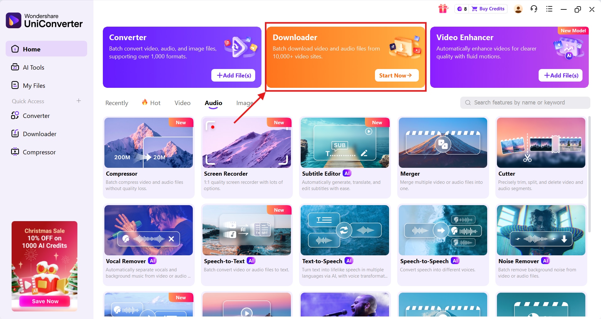 wondershare uniconverter downloader