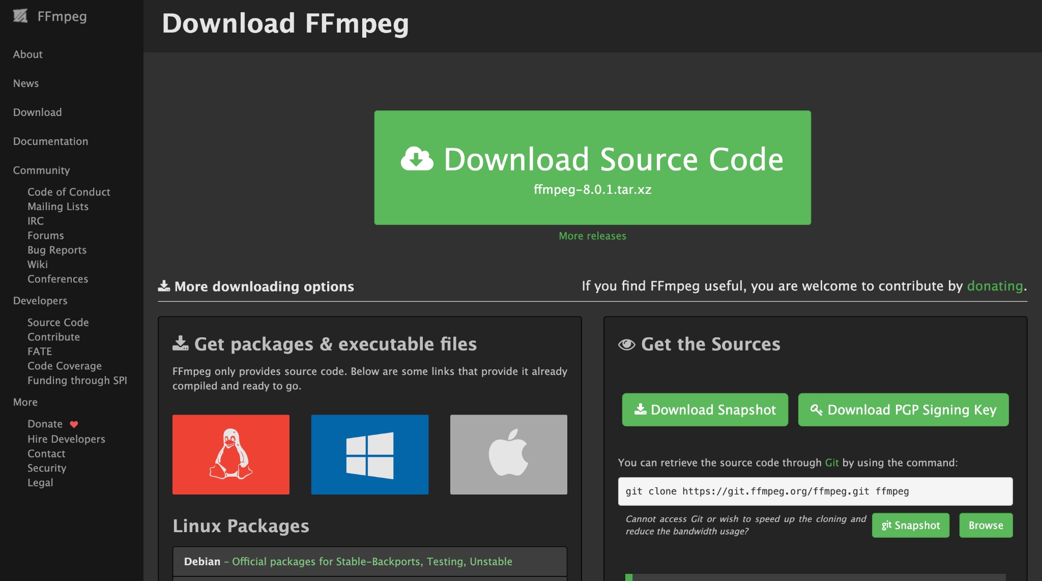 ffmpeg download vimeo videos to mp4