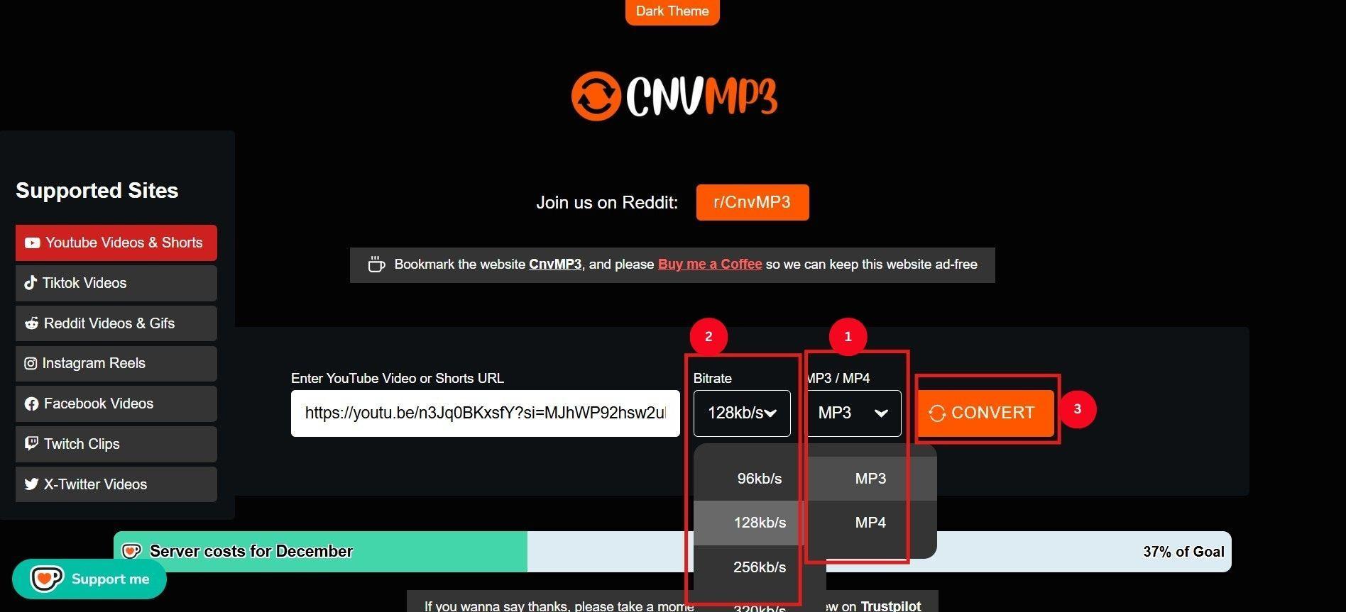 cnvmp3 download youtube video