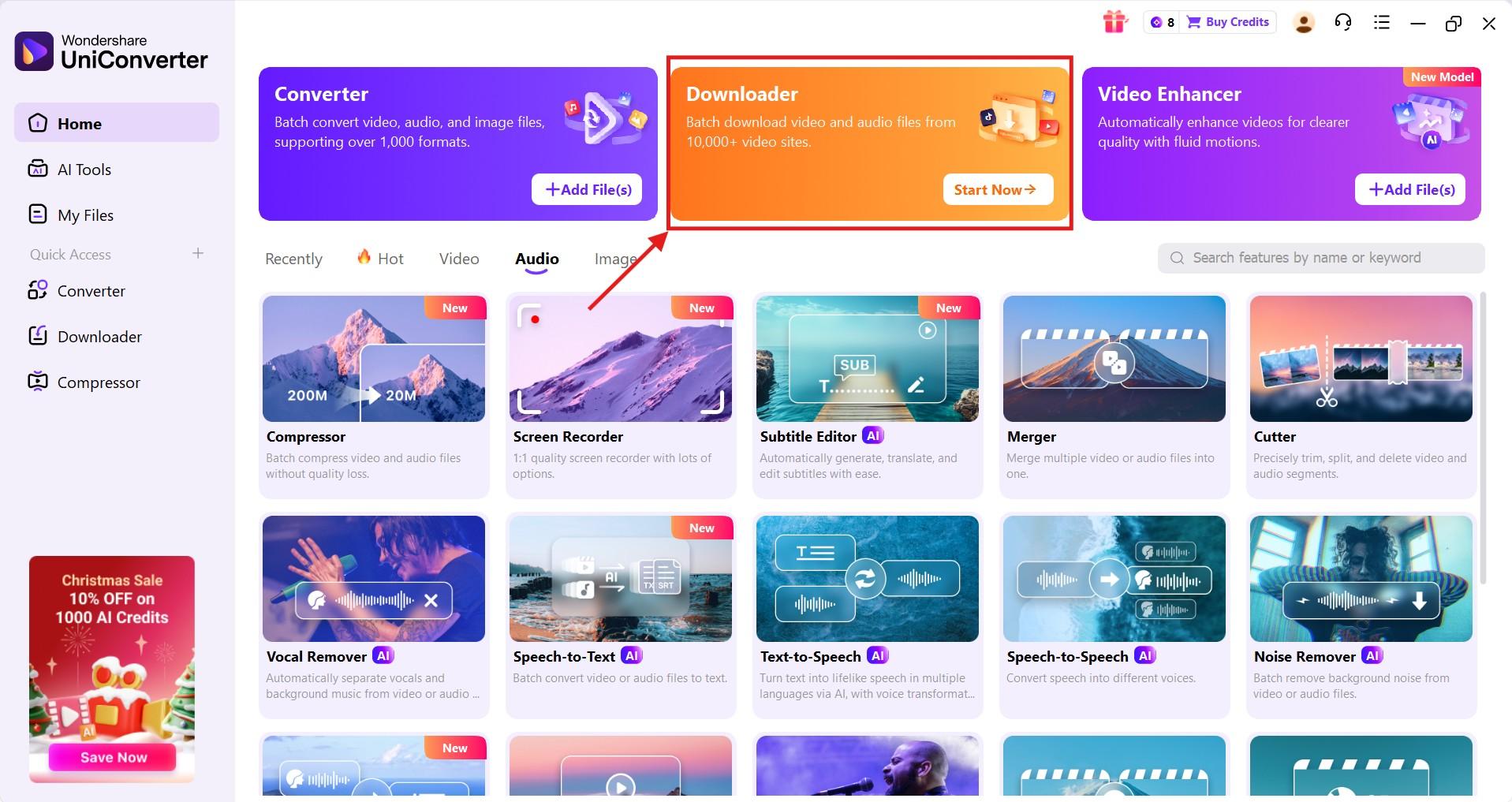 wondershare uniconverter downloader