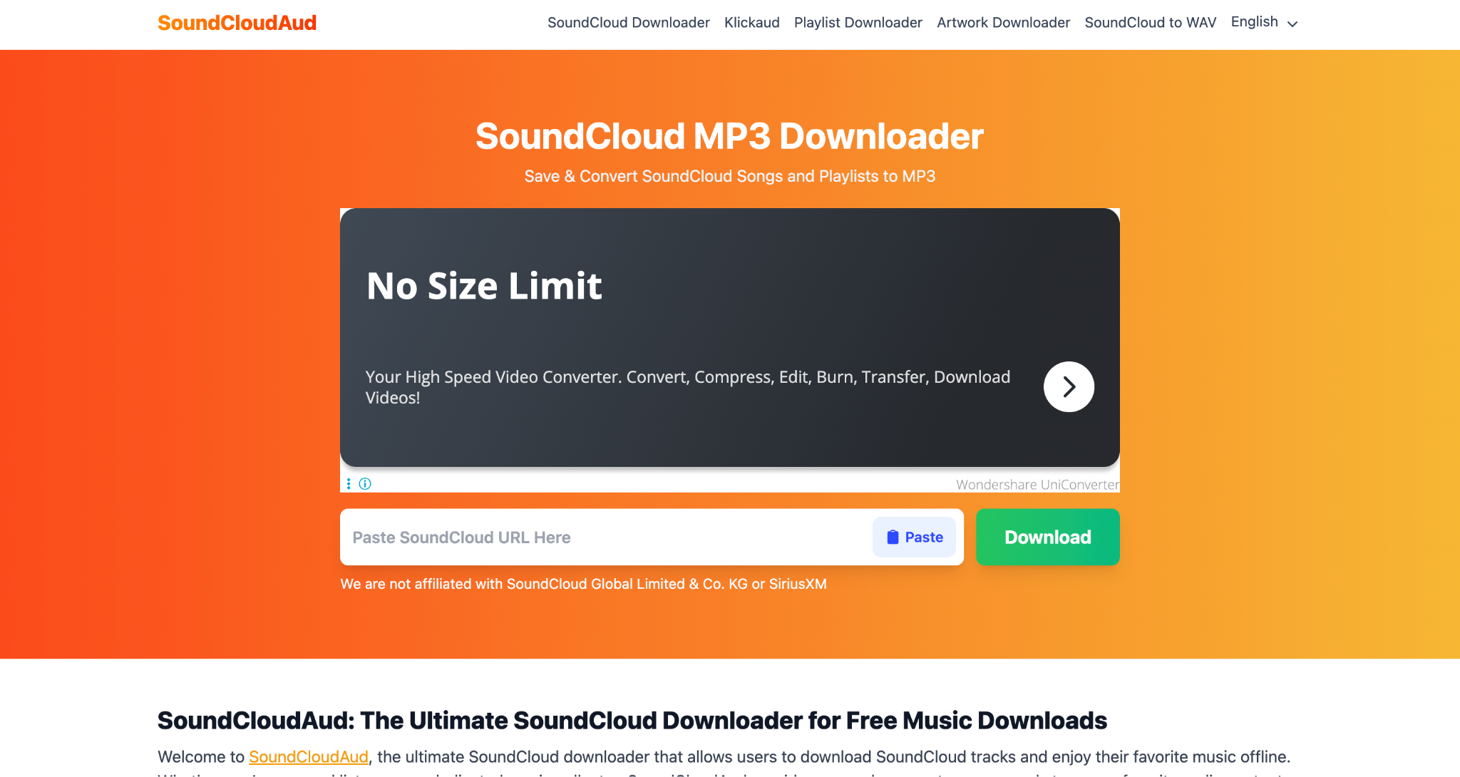 soundcloudaud free online soundcloud to mp3 converter