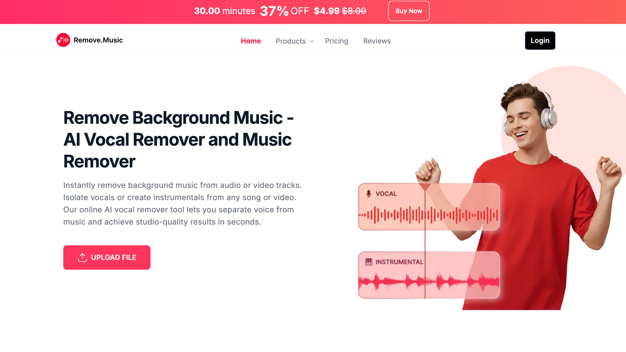 removemusic homepage