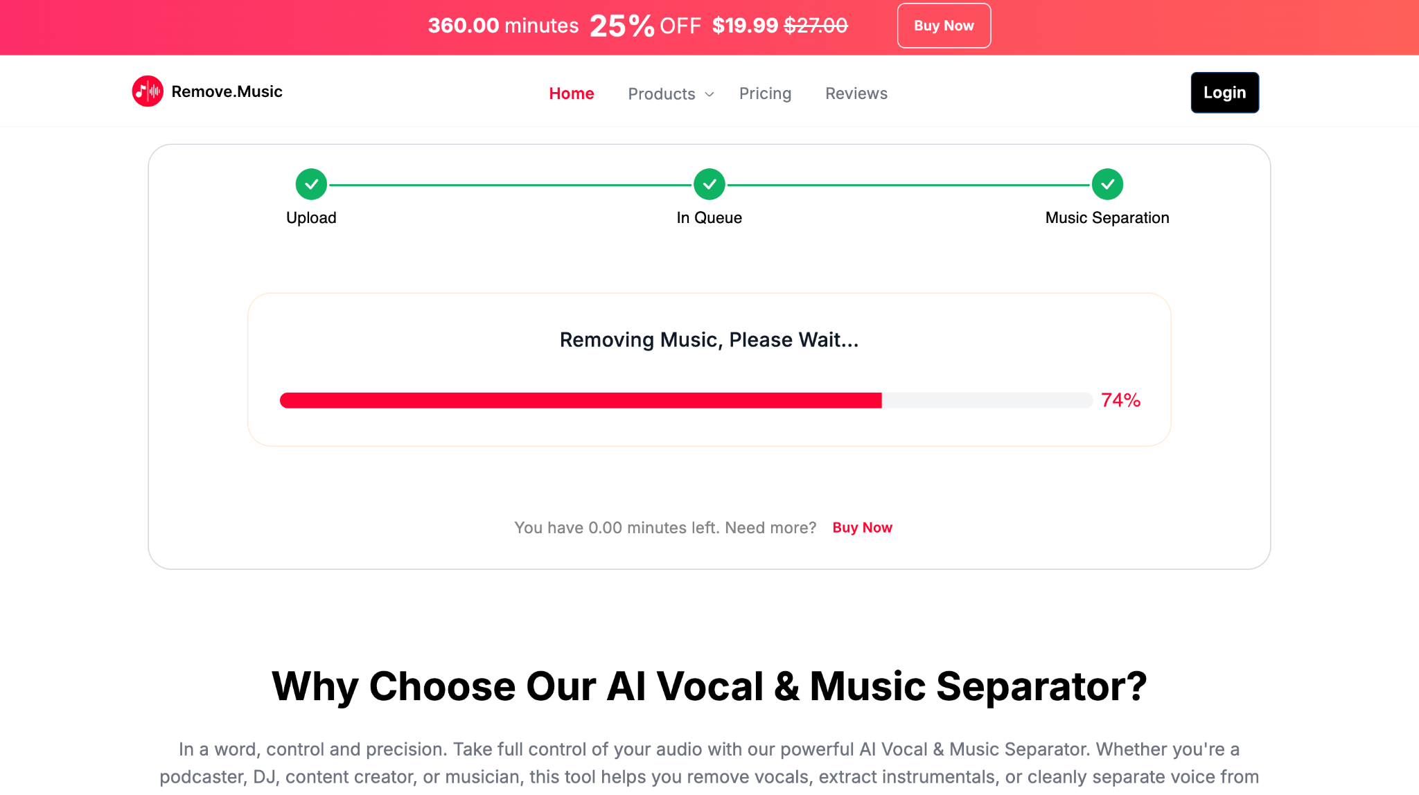 removemusic upload file