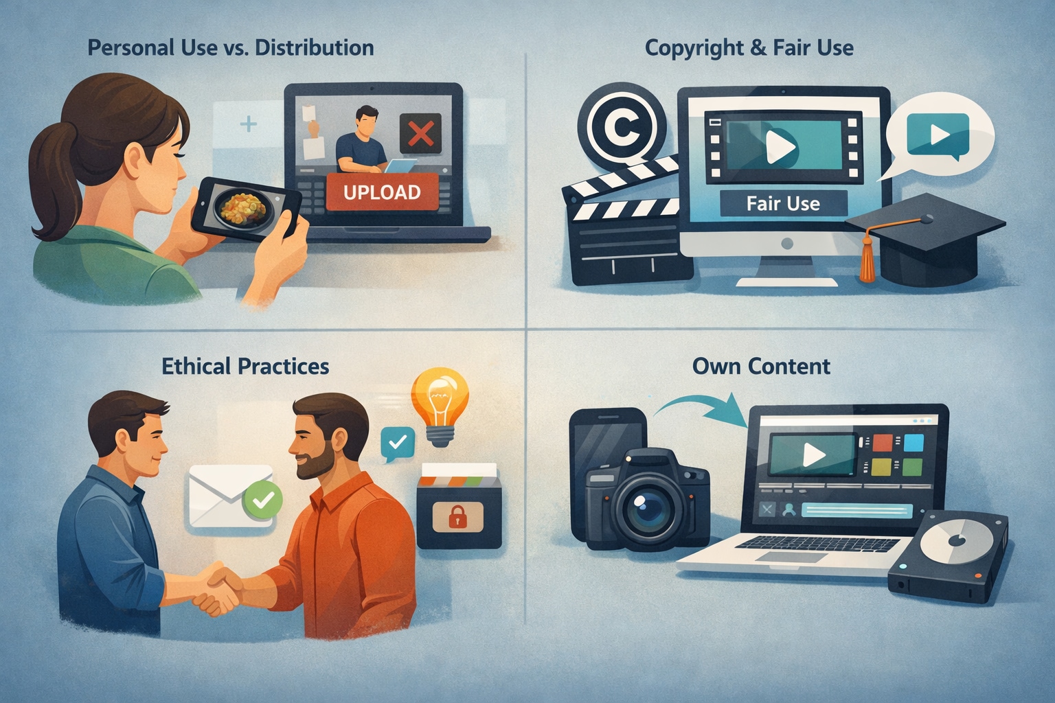 legal and ethical rules for video downloads