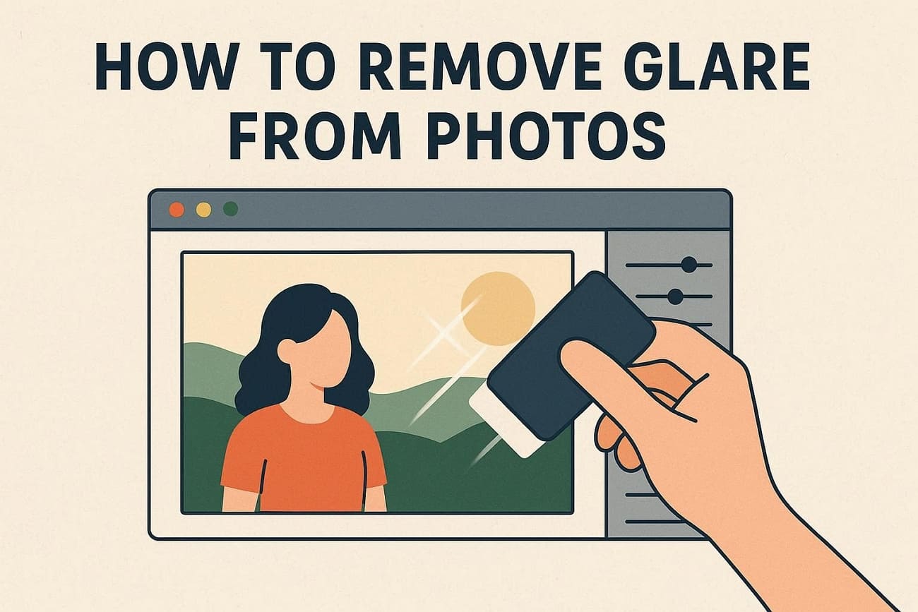 guide to remove glare