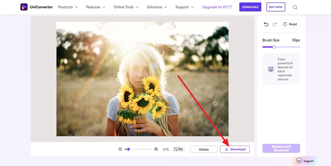 choose the download button
