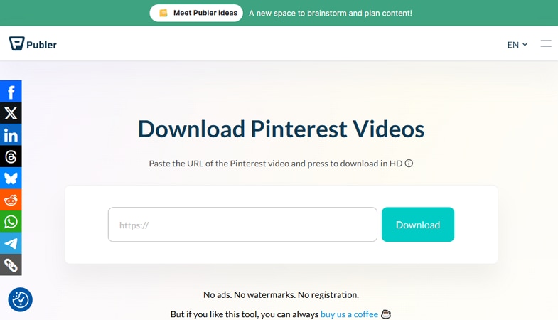 online pinterest video downloader publer