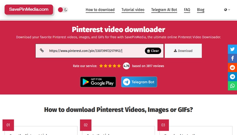 online pinterest video downloader savepinmedia