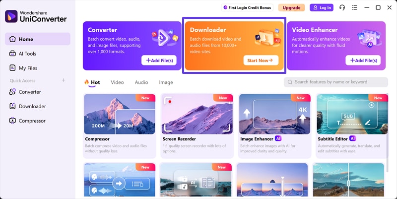 convertir tiktok en mp3 avec uniconverter