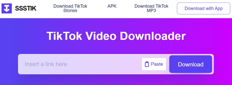 aperçu de sstik pour le téléchargement mp3 depuis tiktok