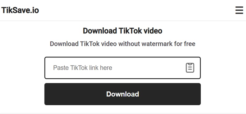 enregistrer l’audio tiktok avec tiksave