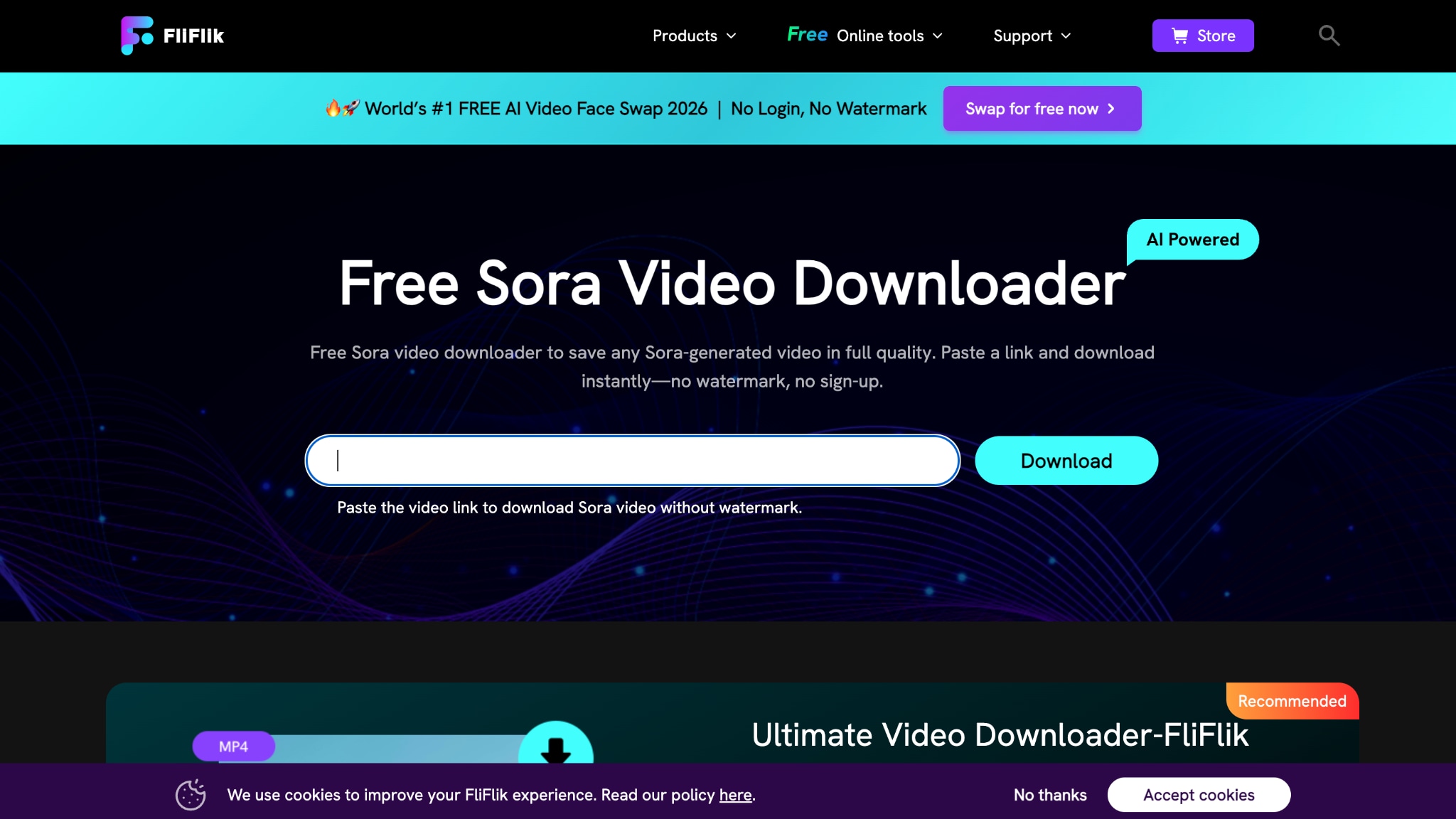 fliflik sora 2 video downloader