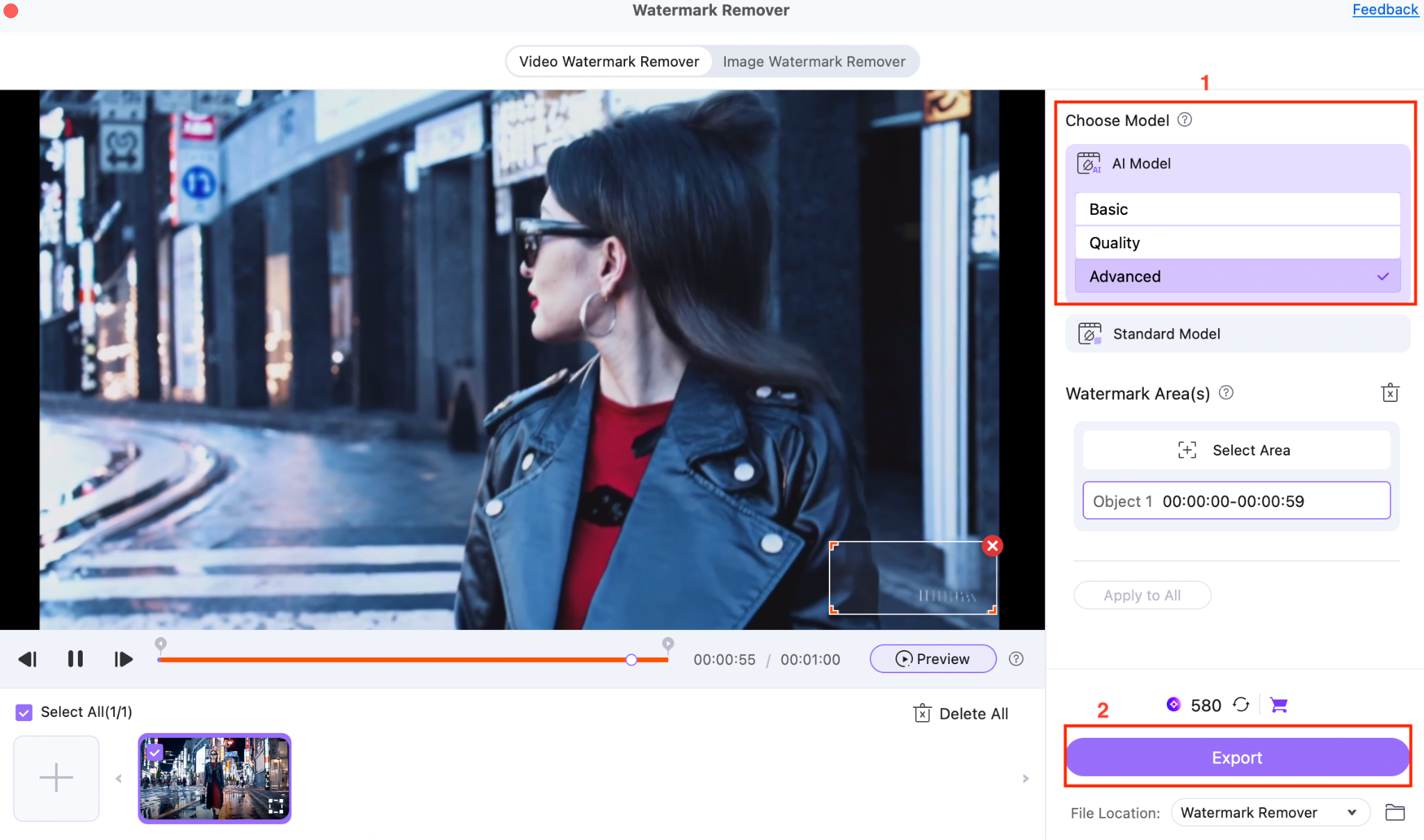 wondershare uniconverter export