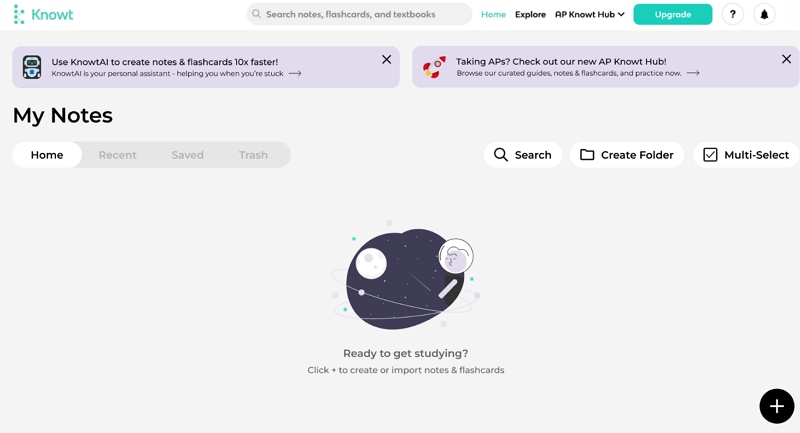 ai lecture note taker knowt