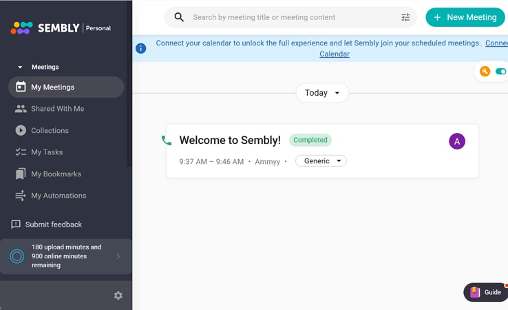 lecture recording to notes with sembly ai