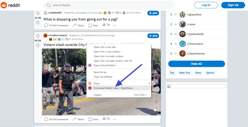firefox reddit video downloader extension