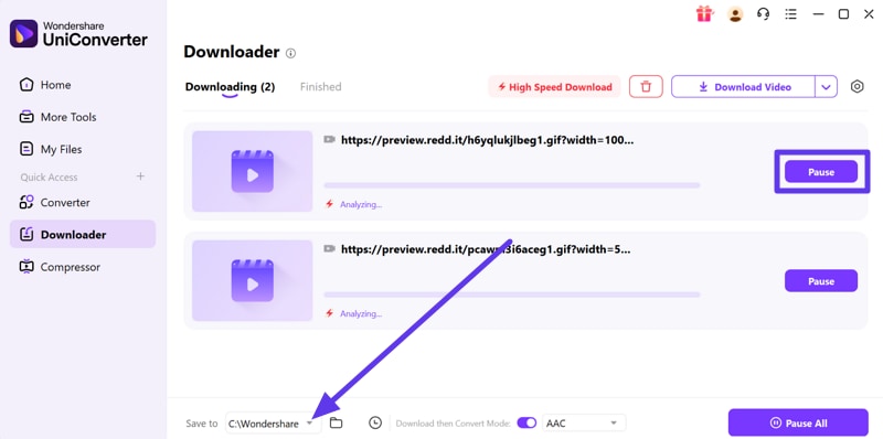 pause process on reddit gif downloader