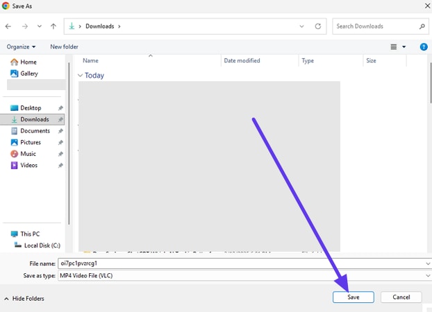 press save on reddit gif downloader
