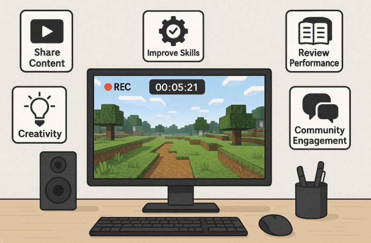 necessity of recording minecraft game