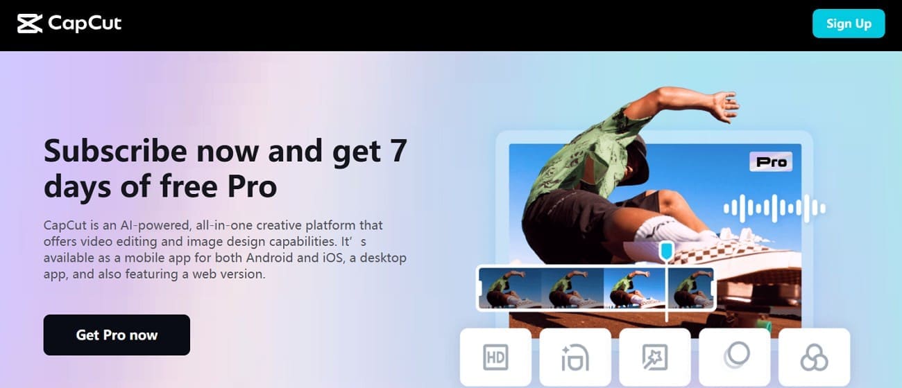 capcut video clearer tool