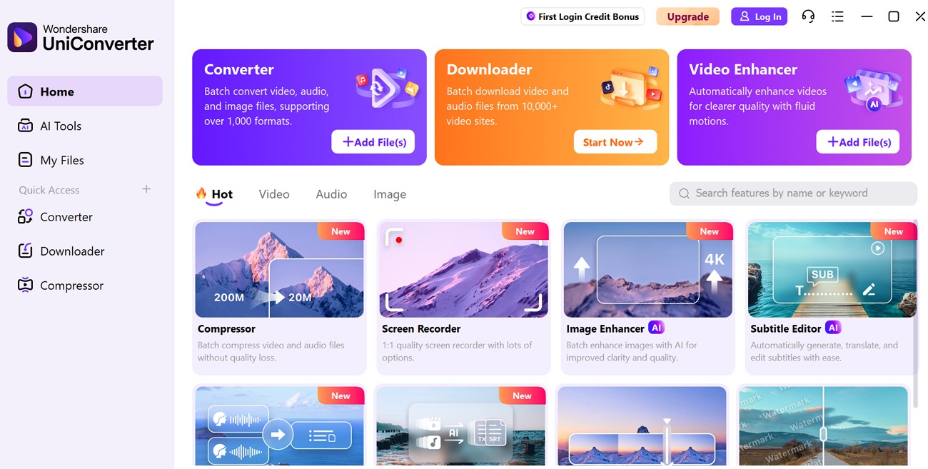 wondershare uniconverter mts converter