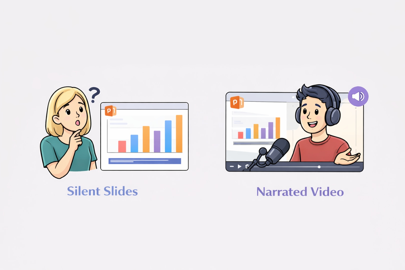 why add audio to your powerpoint slides