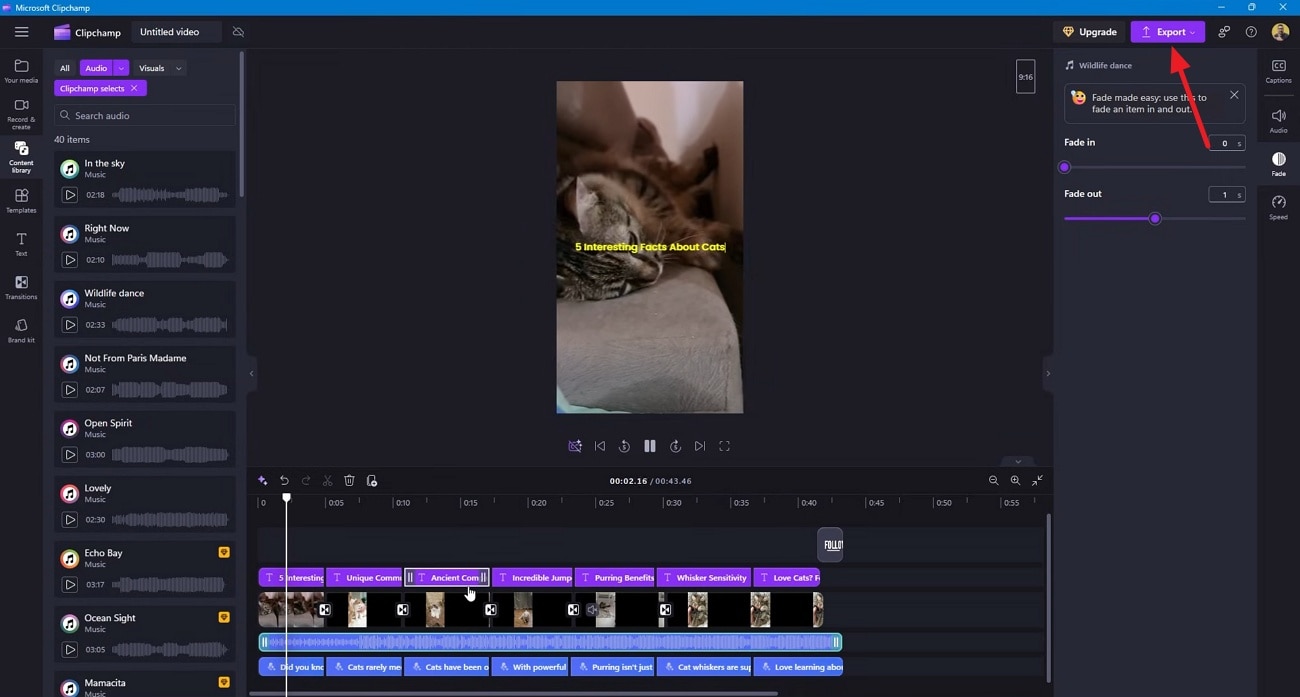download result from clipchamp