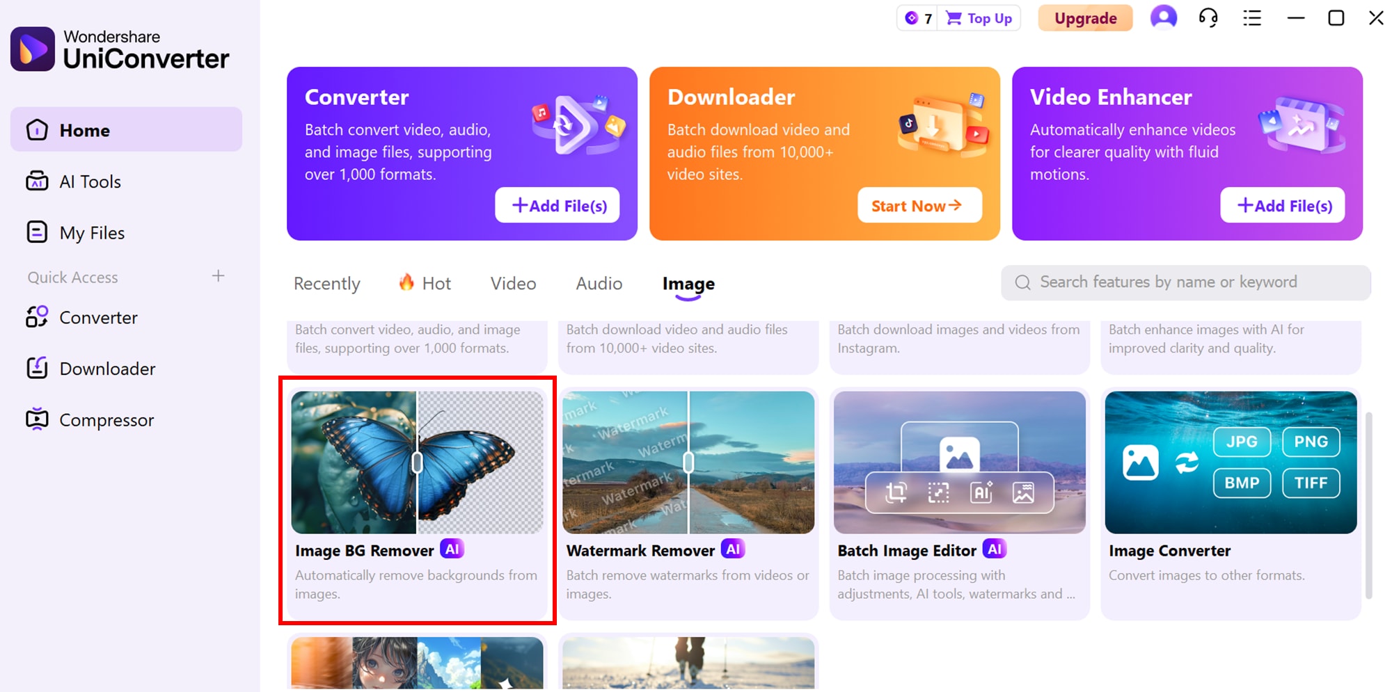 Open background remover