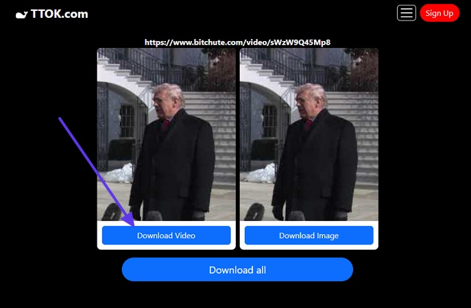 save video with bitchute video downloader