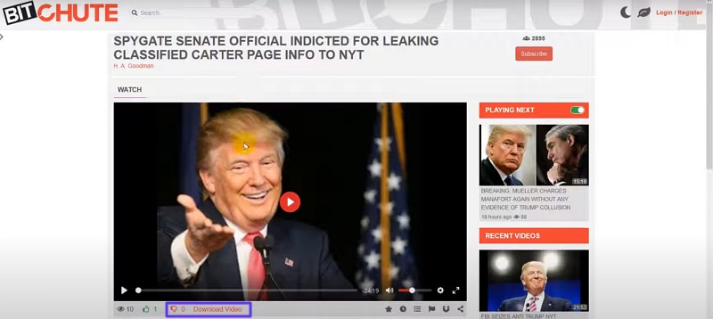 download bitchute offline viewing videos