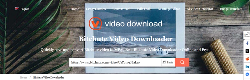 download bitchute channel with downloader