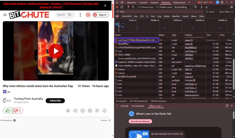 click video in bitchute downloader 1080p/4K