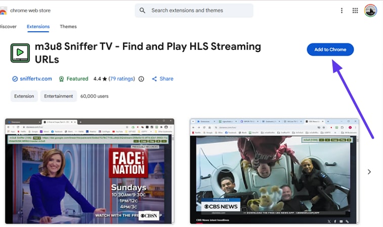 add extension to browser