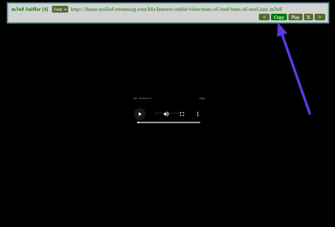 copy video url jw player