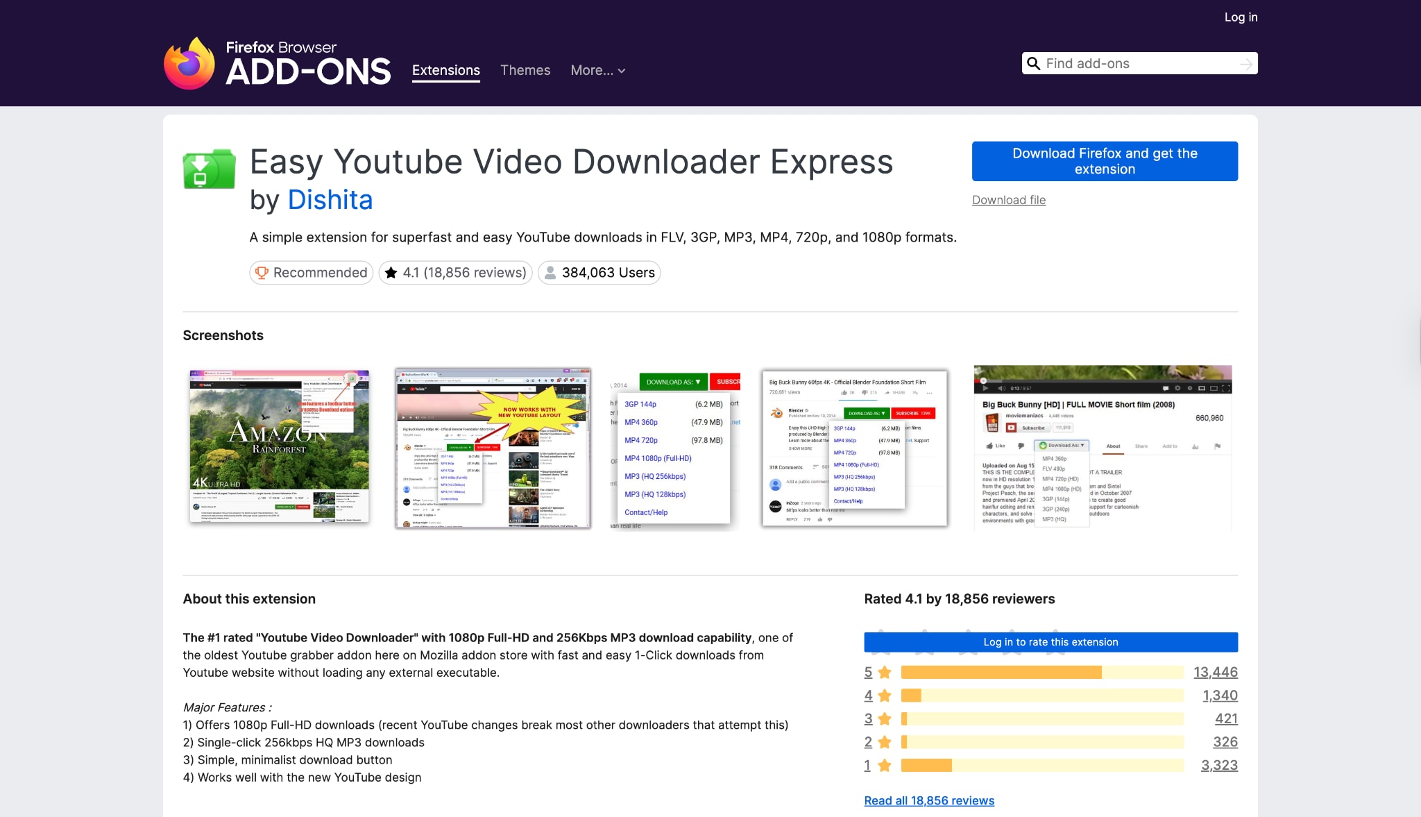 easy youtube video downloader express interface
