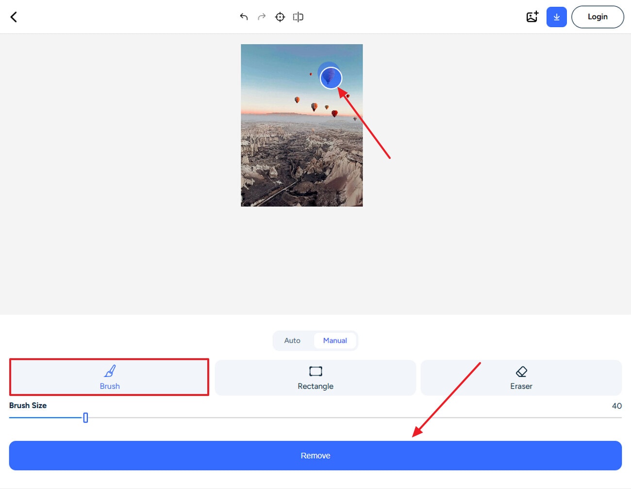 remove desired elements with aiease tool