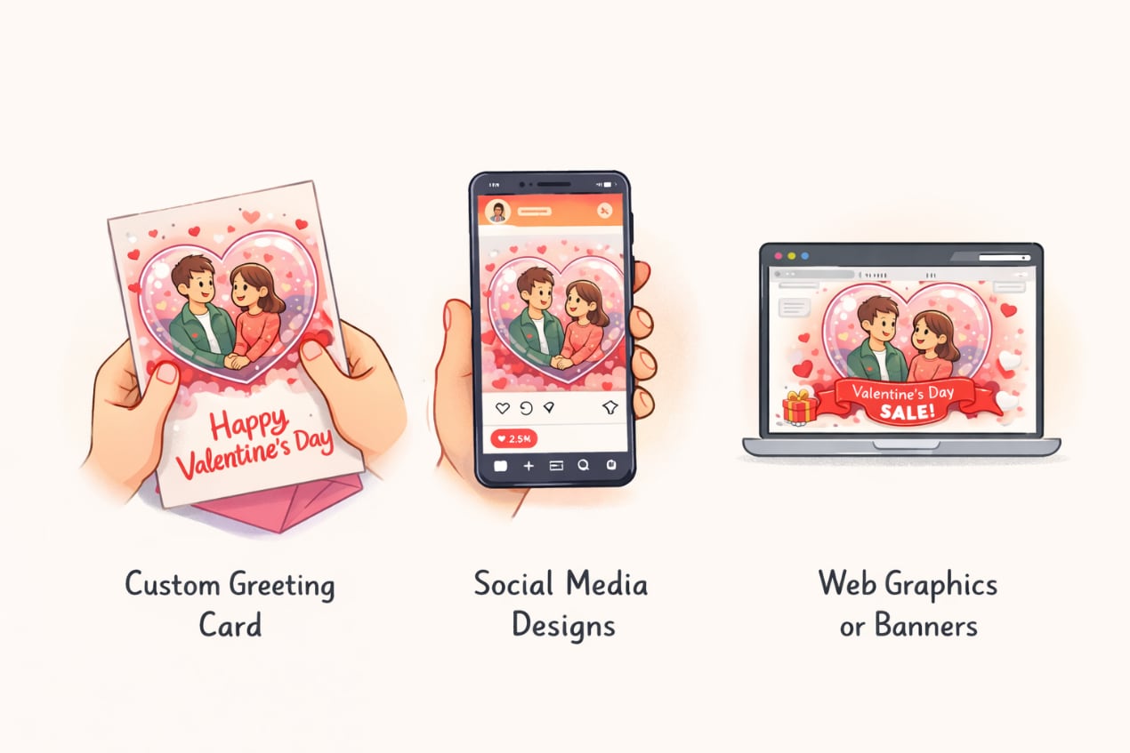 smart use cases for transparent valentine graphics