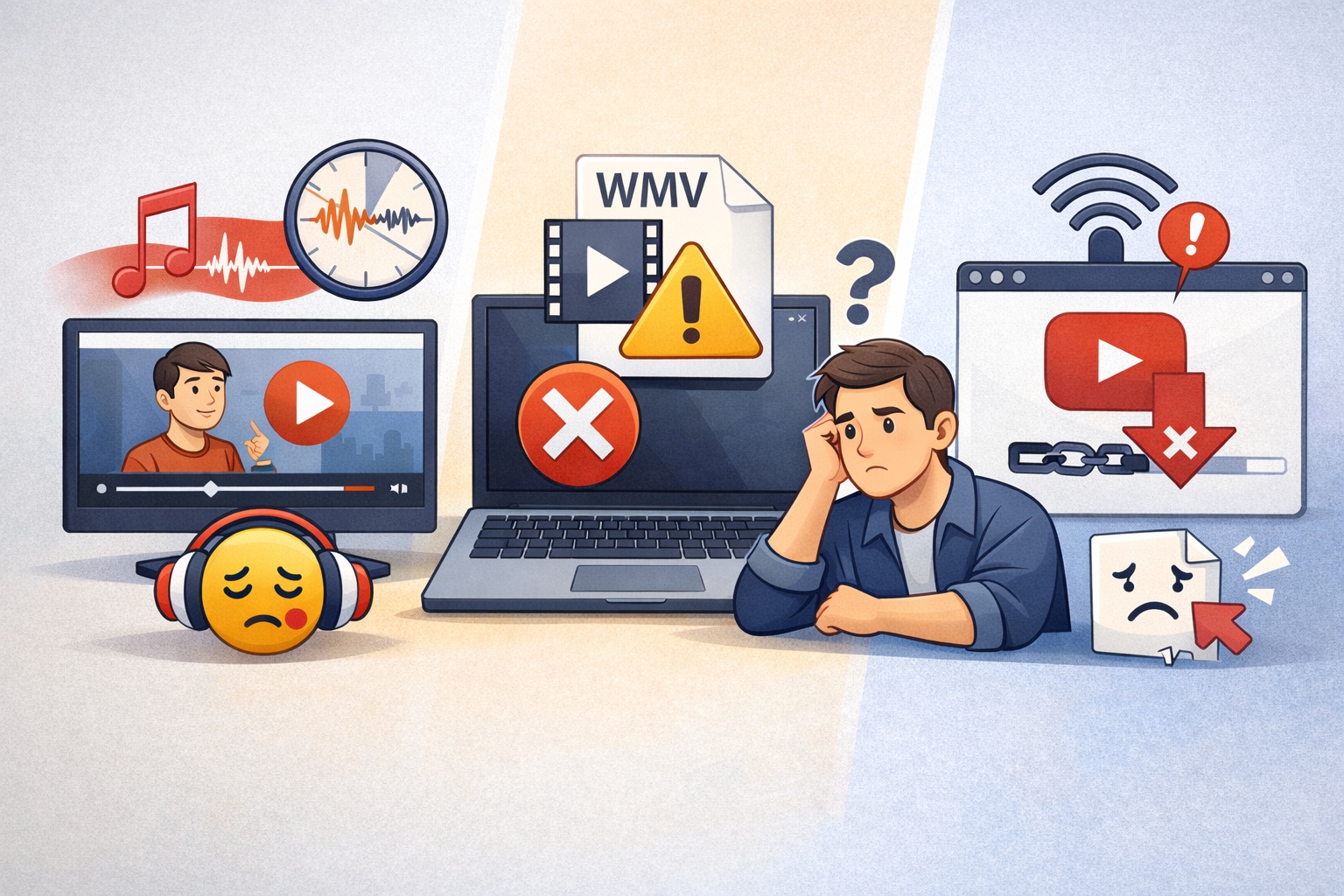 youtube to wmv conversion problems and solutions