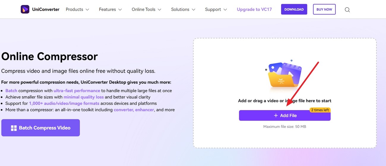 add file uniconverter online
