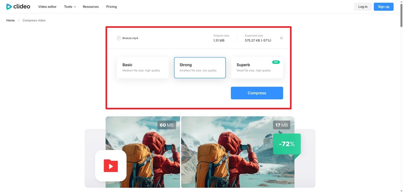 press compress execute process