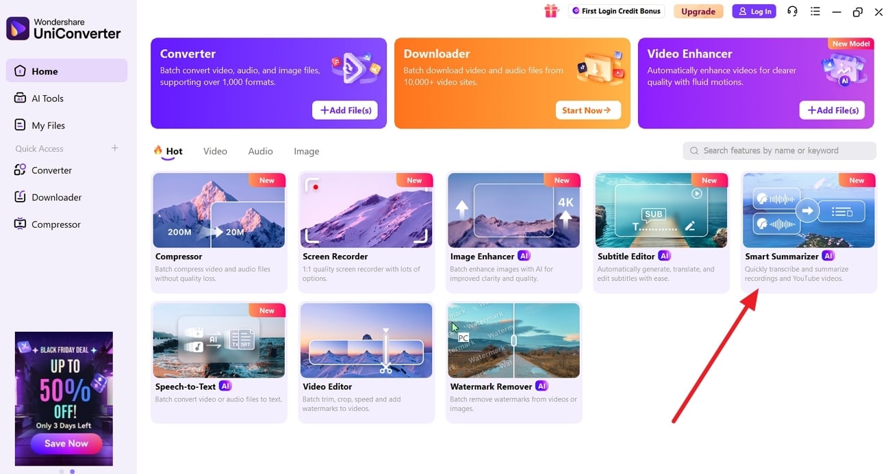 access smart summarizer tool