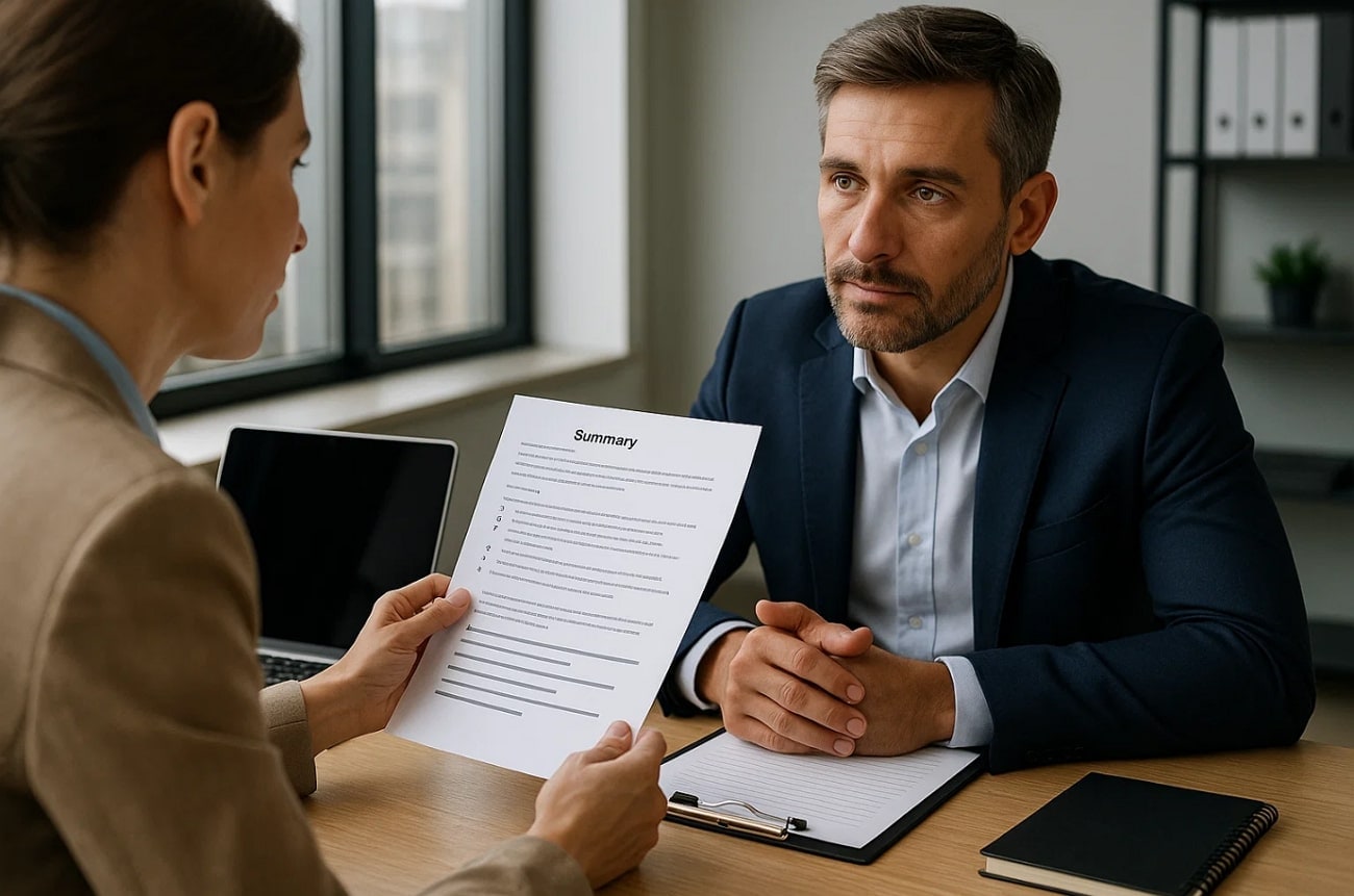 why interview summary important