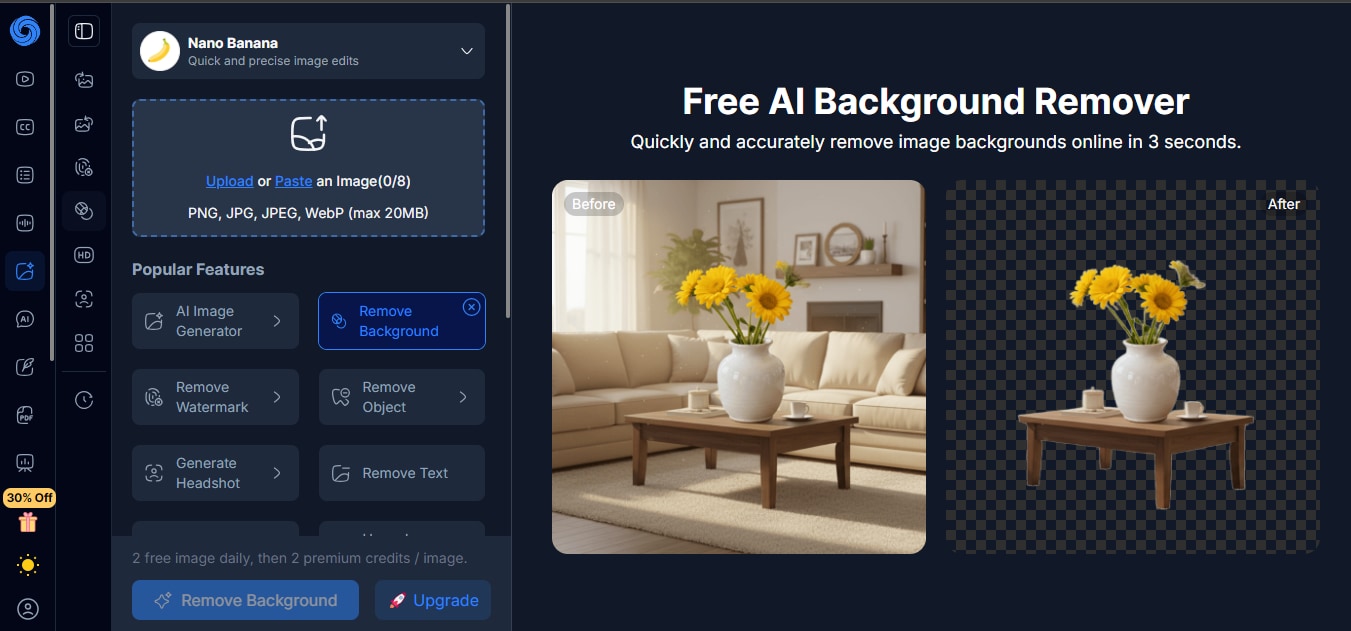 notegpt ai background remover