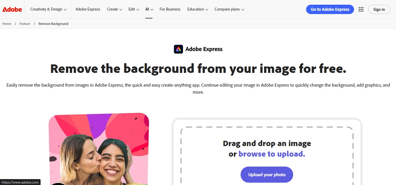 adobe express background remover