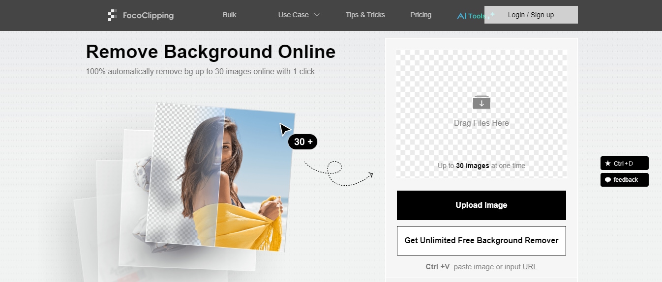 foco clipping background remover