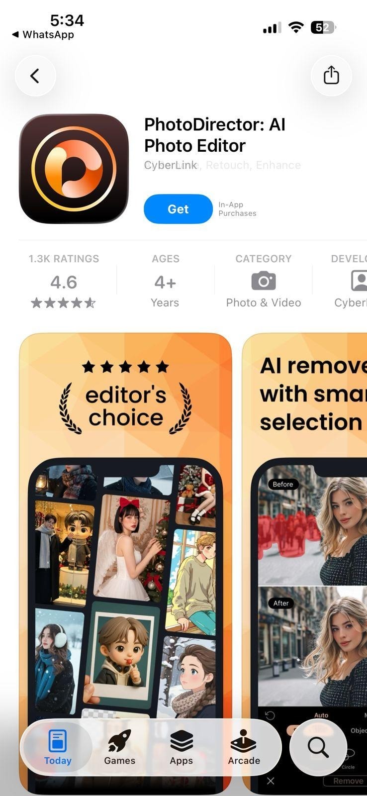 page d’accueil de PhotoDirector