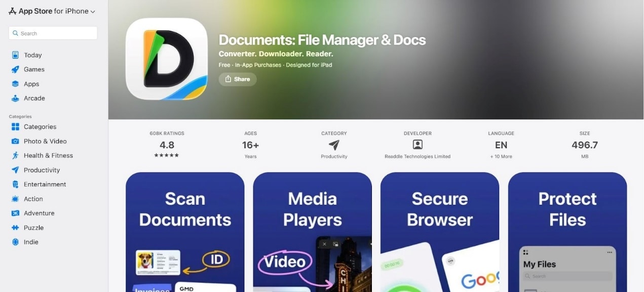 documents by readdle