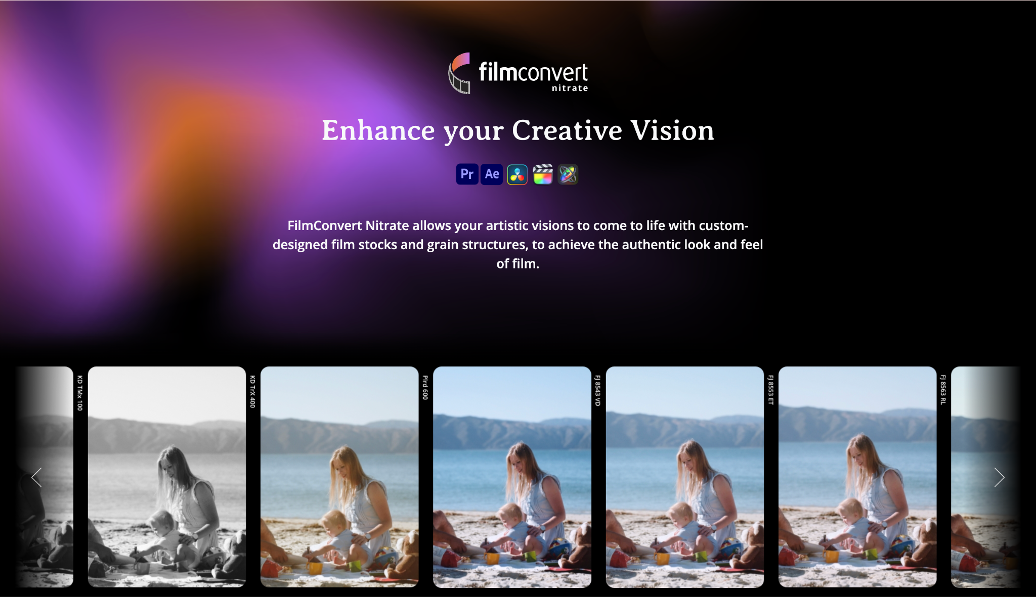 filmconvert nitrate movie color correction