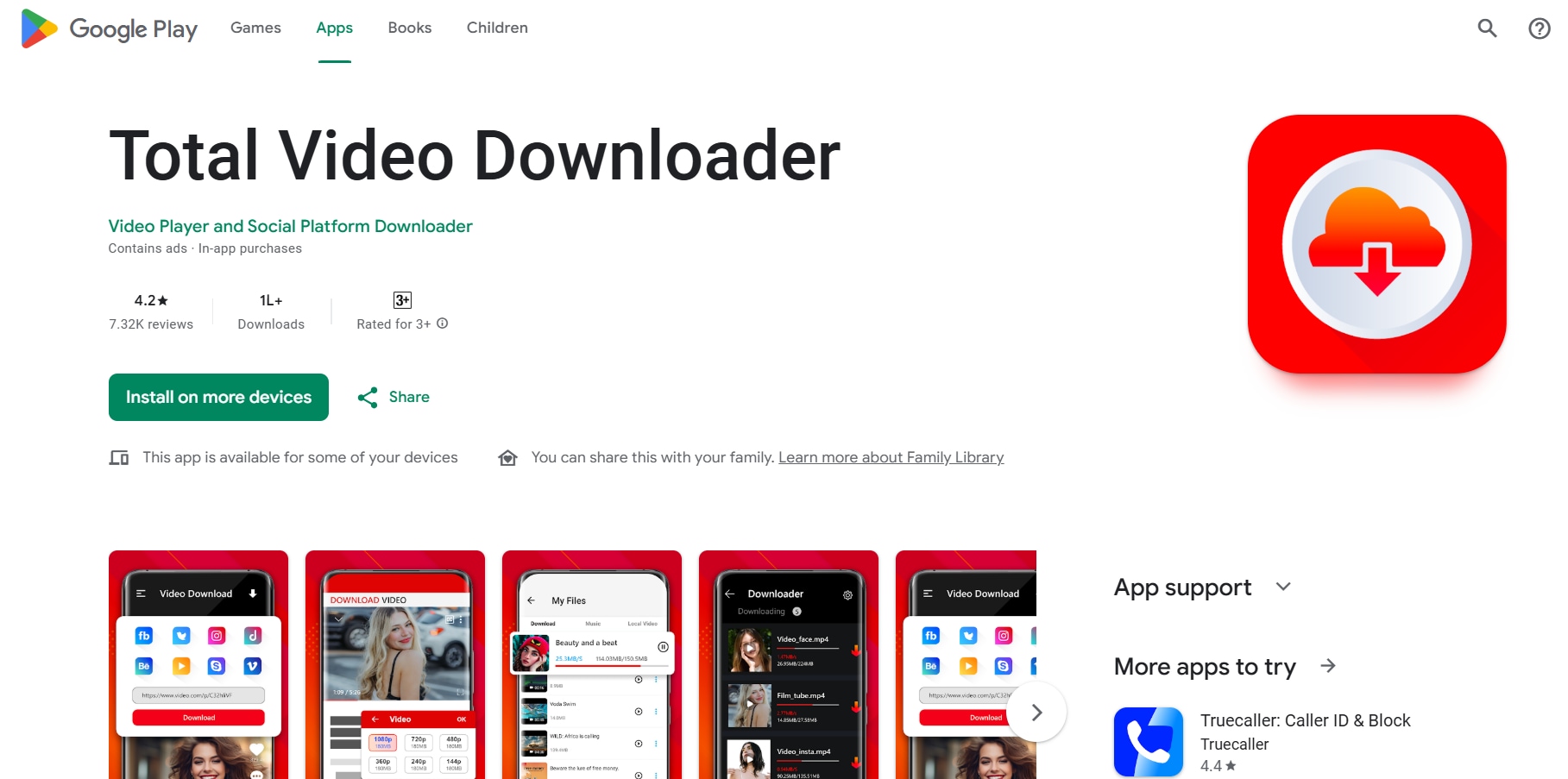 total video downloader homepage